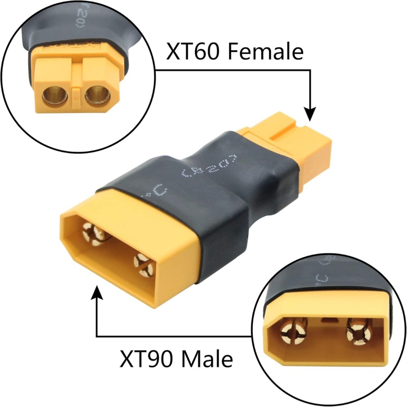 2Pcs/Lot XT90 Male Female to X - đánh giá và giá Drone Battery Charger